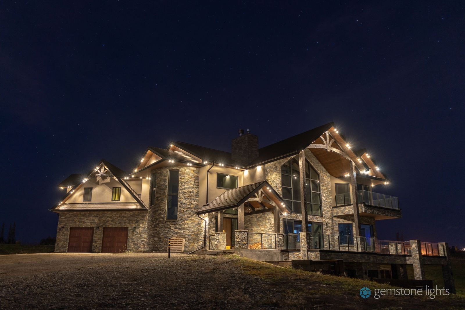 Warm white architectural lighting